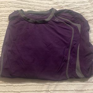 Purple lululemon tee